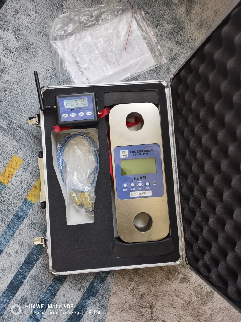 定制加厚拉力计155吨的使用
