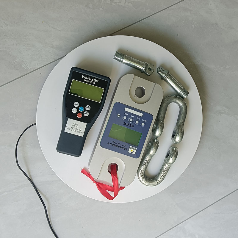 100吨拉力计维护时的传感器线路检查